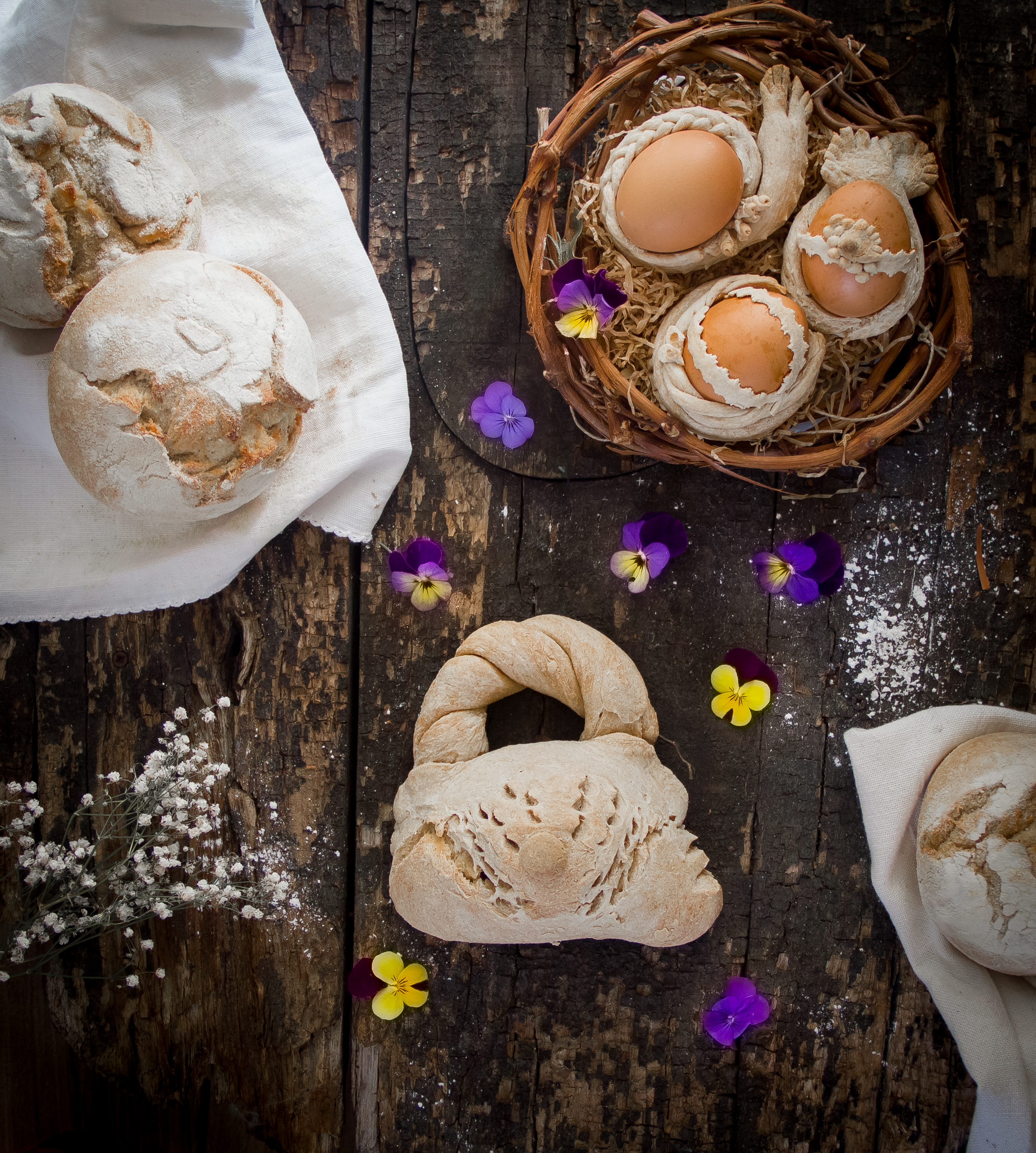 Bussiedda  con s’ou – La borsetta con l’uovo di Pasqua
